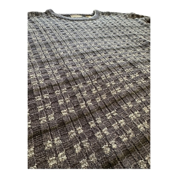 Jantzen Vintage Sweater Crewneck Knit Checkered Patterned   - Size Large - Picture 4 of 8